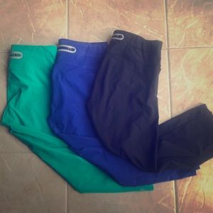 Athleta Sonar Capris Bundle! All size small!